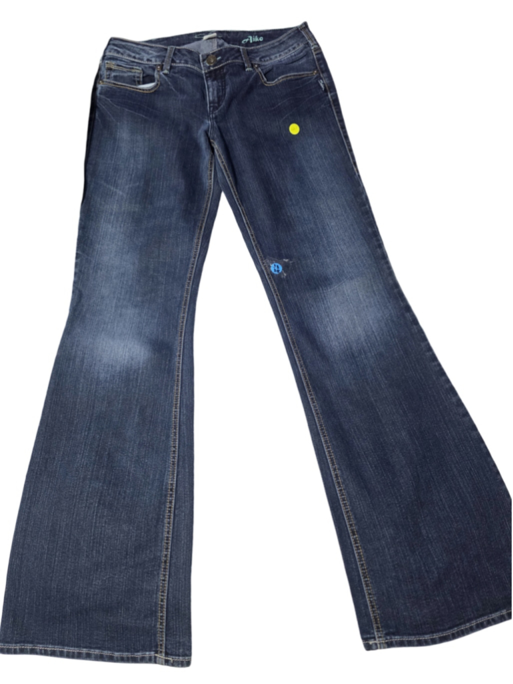 Women's Silver Jeans Aiko Flare Leg Jeans Blue Size 33